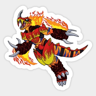 Magmamon Sticker